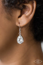 Load image into Gallery viewer, Love At FIERCE Sight - White Necklace & Earrings Set