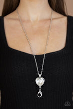 Load image into Gallery viewer, Lovely Luminosity - white LANYARD necklace