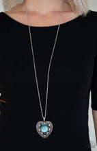 Load image into Gallery viewer, One Heart - Blue Necklace