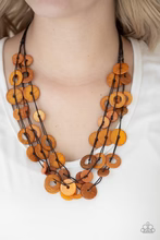 Load image into Gallery viewer, Wonderfully Walla Walla - Orange Necklace