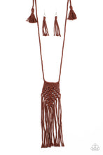 Load image into Gallery viewer, Macrame Mantra - Brown