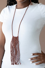 Load image into Gallery viewer, Macrame Mantra - Brown