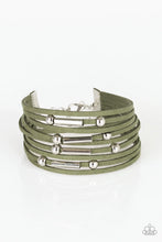 Load image into Gallery viewer, Back To BACKPACKER Green Wrap Bracelet
