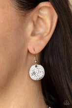 Load image into Gallery viewer, Spot On Sparkle - White Necklace &amp; Earrings Set
