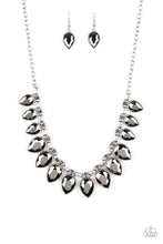 Load image into Gallery viewer, FEARLESS is More - Silver Necklace &amp; Earrings Set
