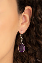 Load image into Gallery viewer, Clique bait purple necklace
