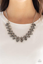 Load image into Gallery viewer, FEARLESS is More - Silver Necklace &amp; Earrings Set
