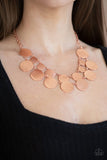 Load image into Gallery viewer, Stop and Reflect - Copper Necklace
