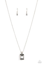 Load image into Gallery viewer, Understated Dazzle - Silver Necklace &amp; Earrings Set
