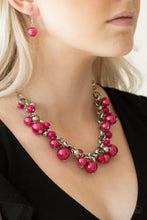 Load image into Gallery viewer, THE UPSTATER - PINK PEARL SILVER BEAD NECKLACE
