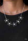 Load image into Gallery viewer, HOPPIN HIBISCUS WHITE NECKLACE
