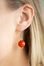 Load image into Gallery viewer, Gorgeously Globetrotter - Orange Necklace
