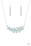 Load image into Gallery viewer, Frosted Foliage - Blue Necklace
