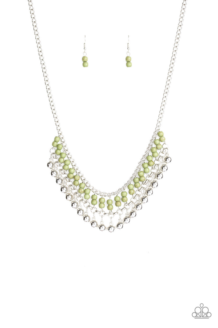 Beaded Bliss - Necklace Green