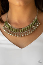 Load image into Gallery viewer, Beaded Bliss - Necklace Green
