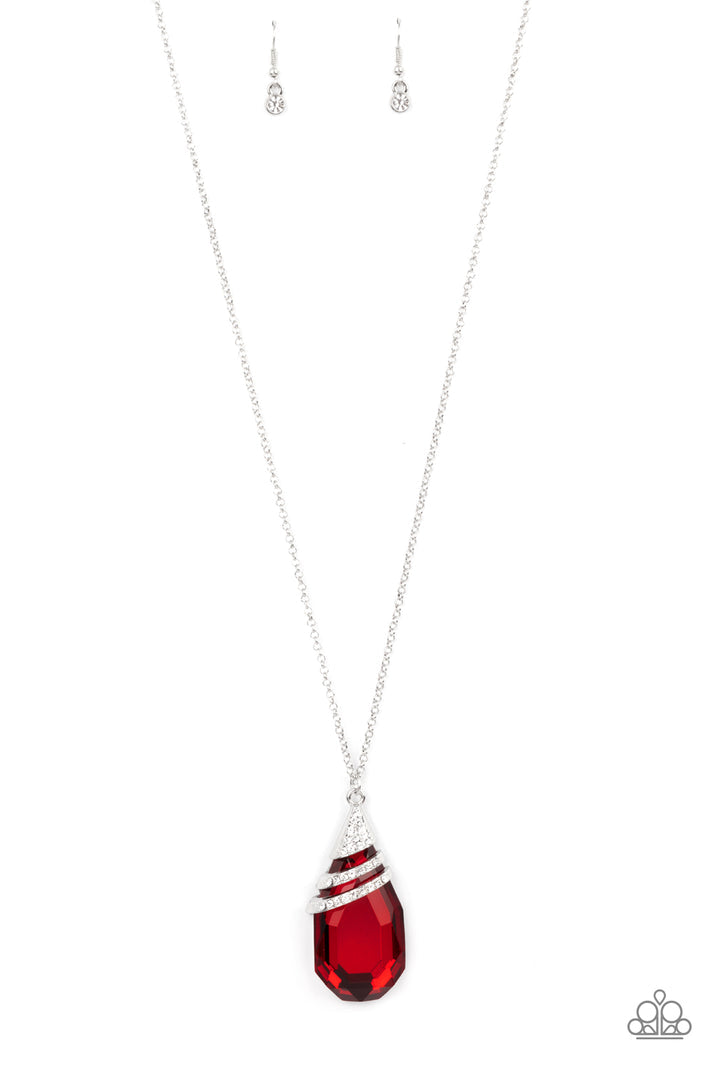 Demandingly Diva - red  necklace