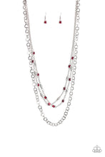 Load image into Gallery viewer, Metro Mixer - Red Necklace
