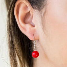 Load image into Gallery viewer, Red Lanyard red necklace
