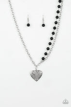 Load image into Gallery viewer, Forever In My Heart - Black Necklace
