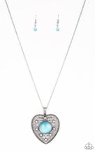 Load image into Gallery viewer, One Heart - Blue Necklace
