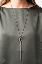 Load image into Gallery viewer, Knockout Knot Black Necklace
