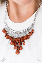 Load image into Gallery viewer, Rio Rainfall - Brown Necklace
