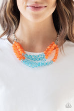 Load image into Gallery viewer, Summer Ice - Orange Necklace
