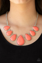 Load image into Gallery viewer, Drop Zone Orange Necklace -
