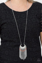 Load image into Gallery viewer, MAD ABOUT MADAGASCAR ORANGE PAPARAZZI NECKLACE
