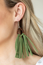 Load image into Gallery viewer, Easy To PerSUEDE - Green Earrings
