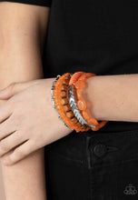 Load image into Gallery viewer, Outdoor Retreat-orange coil bracelet
