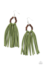 Load image into Gallery viewer, Easy To PerSUEDE - Green Earrings
